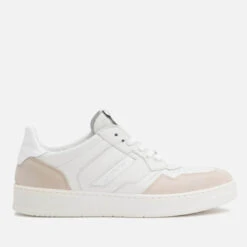 Valentino Men's Apollo Basket Leather And Suede Trainers