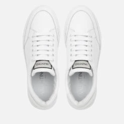 Valentino Women's Baraga Summer Embossed Leather Flatform Trainers -Cheap Stepwise Footwear Store 14226907 1235033576663358