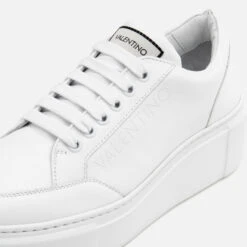 Valentino Women's Baraga Summer Embossed Leather Flatform Trainers -Cheap Stepwise Footwear Store 14226907 9375033577075366