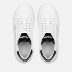 Valentino Women's Bounce Logo Leather Chunky Trainers -Cheap Stepwise Footwear Store 14226914 2145033576593668