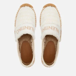 Valentino Women's Poseidone Logo Motif Espadrilles -Cheap Stepwise Footwear Store 14226935 8125033576523915