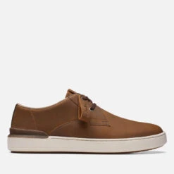 Clarks Men's CourtLite Khan Leather Shoes