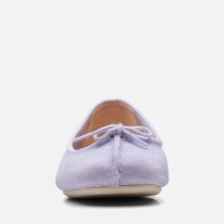Clarks Freckle Ice Suede Ballet Flats -Cheap Stepwise Footwear Store 14228598 1015029102924419