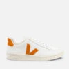 Veja Women’s V-12 Leather And Faux Suede Trainers