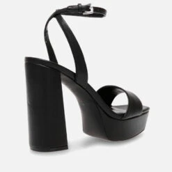 Steve Madden Lessa Faux Leather Platform Sandals -Cheap Stepwise Footwear Store 14236007 1665031195416601
