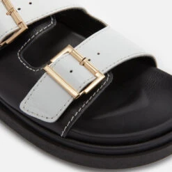 ALOHAS Women's Buckle Strap Leather Sandals -Cheap Stepwise Footwear Store 14239009 4165035136937999