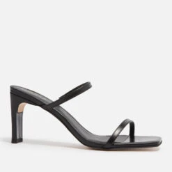 ALOHAS Women's Cannes Leather Heeled Mules