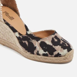 Castañer X Diane Von Furstenberg Women's Carina Canvas Wedge Espadrilles -Cheap Stepwise Footwear Store 14266014 1655049611784117