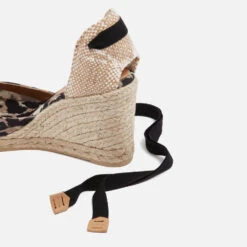 Castañer X Diane Von Furstenberg Women's Carina Canvas Wedge Espadrilles -Cheap Stepwise Footwear Store 14266014 2645049611717028