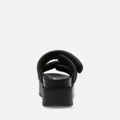 Steve Madden Butter Flatform Faux Leather Sandals -Cheap Stepwise Footwear Store 14266584 4895034542138094