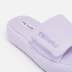 Steve Madden Women's Swoosh Padded Faux Leather Sandals -Cheap Stepwise Footwear Store 14266668 1455038734669933