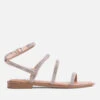 Steve Madden Transport-R Faux Leather And Crystal Sandals