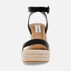 Steve Madden Women's Upstage Leather Wedge Sandals -Cheap Stepwise Footwear Store 14266689 1595034541182921