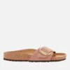 Birkenstock Women's Nubuck Leather Single Strap Sandals