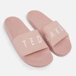 Ted Baker Women's Ased Faux Leather Slides -Cheap Stepwise Footwear Store 14301079 2025048088096384