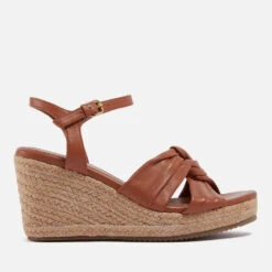 Ted Baker Women's Carda Leather Wedged Espadrilles
