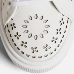 Ted Baker Cwisp Leather Laser Cut Flatform Trainers -Cheap Stepwise Footwear Store 14301114 1855038953030096