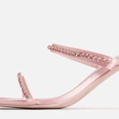 Ted Baker Rinita Satin Double Strap Heeled Mules -Cheap Stepwise Footwear Store 14301128 7505038953654864