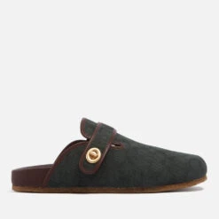 Coach Men's Jacquard-Canvas Mules