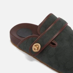 Coach Men's Jacquard-Canvas Mules -Cheap Stepwise Footwear Store 14513149 8115065649098281