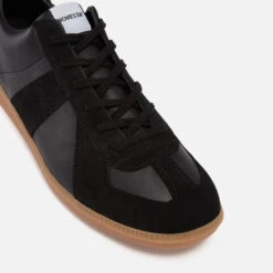 Novesta Men's German Army Leather And Suede Trainers -Cheap Stepwise Footwear Store 14513377 1665051654118024