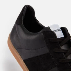 Novesta Men's German Army Leather And Suede Trainers -Cheap Stepwise Footwear Store 14513377 1985051654166528