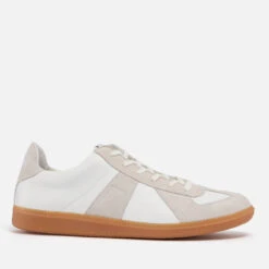 Novesta Men's German Army Leather And Suede Trainers