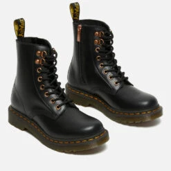Dr. Martens Women's 1460 Wanama Leather Boots -Cheap Stepwise Footwear Store 14514099 1845040774191616