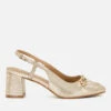 Dune Cassie Snaffle Trim Leather Sling Backs