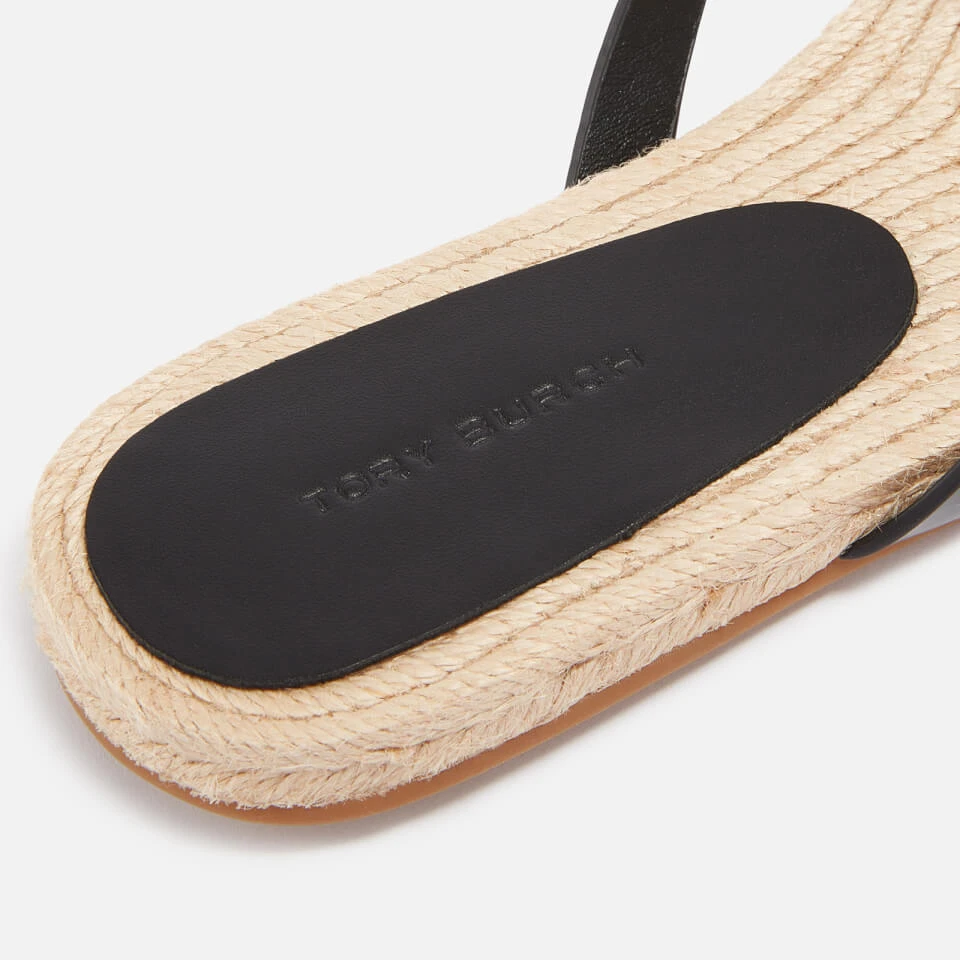 Tory Burch Women's Bombe Miller Leather Espadrille Slides 4 Tory Burch Women's Bombe Miller Leather Espadrille Slides - Image 4