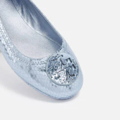 Tory Burch Women's Minnie Travel Leather Ballet Flats -Cheap Stepwise Footwear Store 14608592 9575060209456662